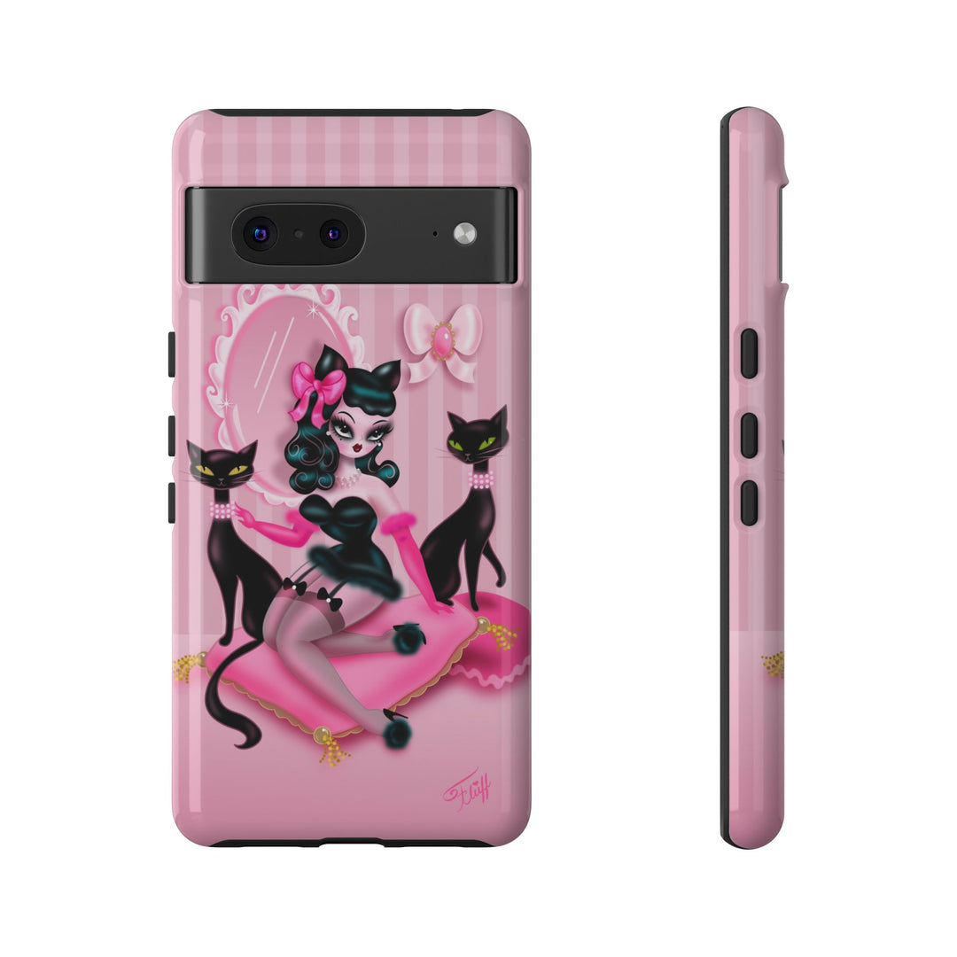 Kitten Boudoir Doll • Tough Phone Case