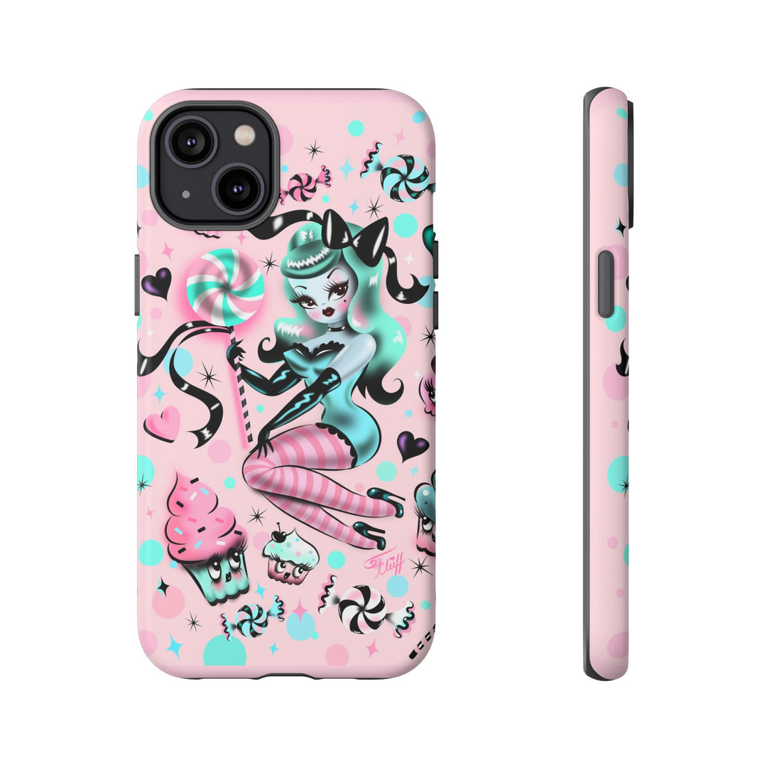 Mint Sugar Pinup • Tough Phone Case