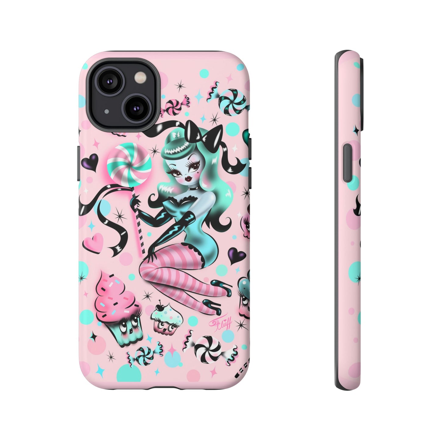 Mint Sugar Pinup • Tough Phone Case