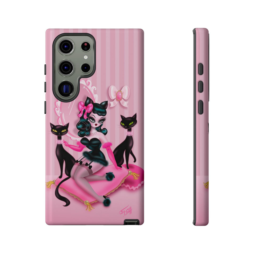 Kitten Boudoir Doll • Tough Phone Case