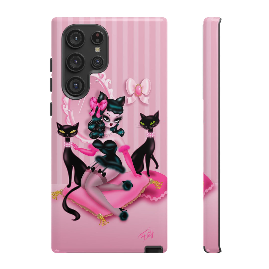 Kitten Boudoir Doll • Tough Phone Case