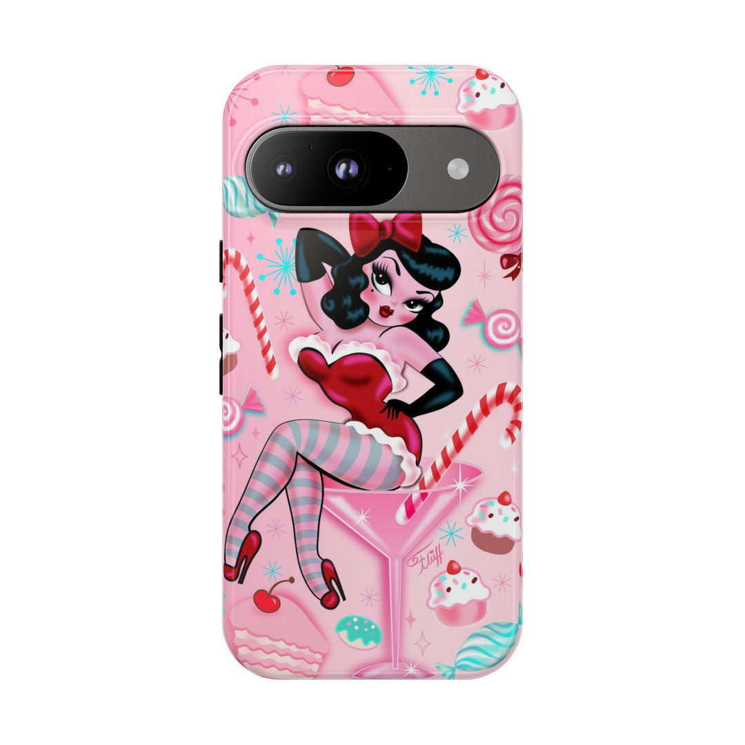 Candy Cane Martini Girl • Case Mate Galaxy S7 & S9 Slim Phone Case