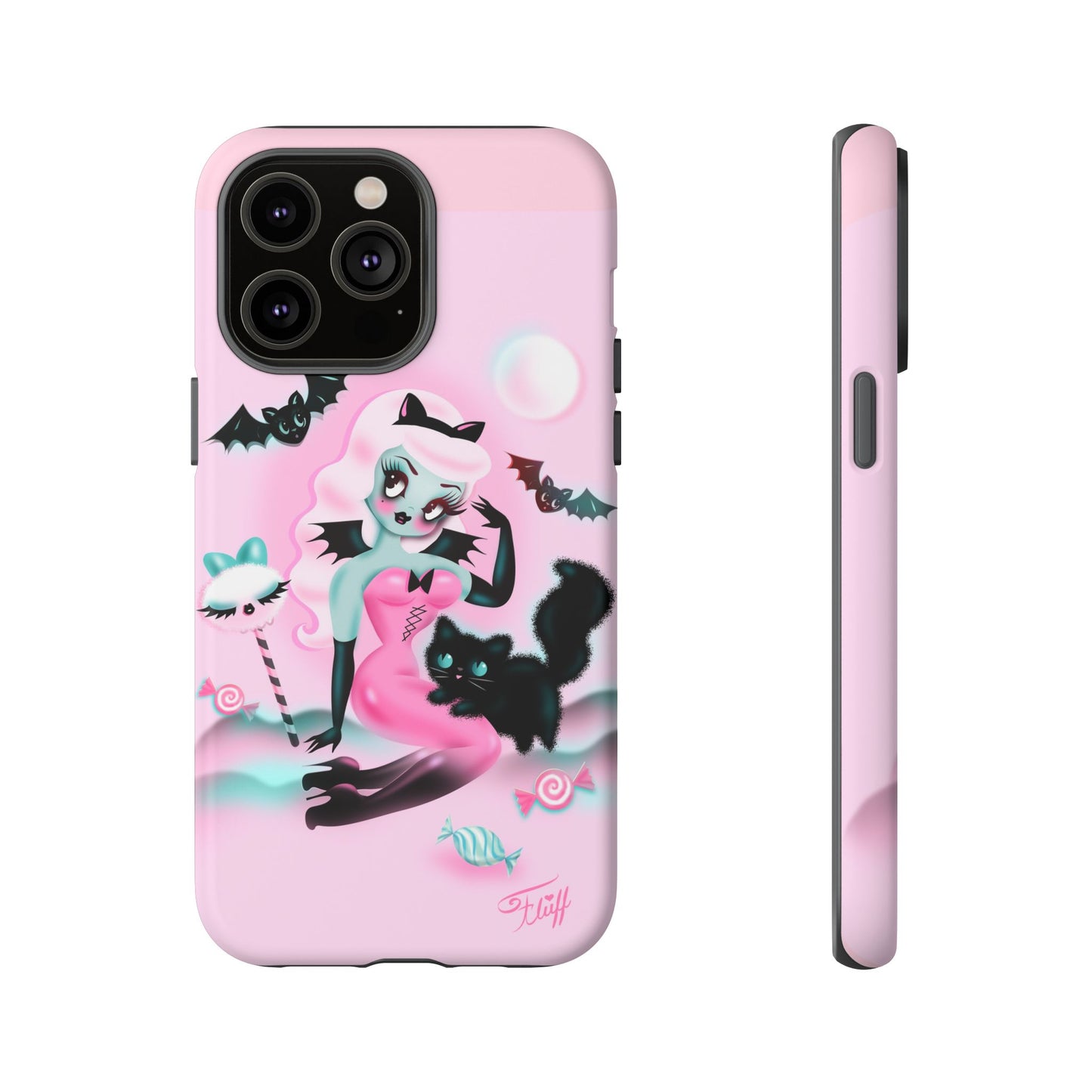 Pastel Candy Vampire with Kitty • Tough Phone Case