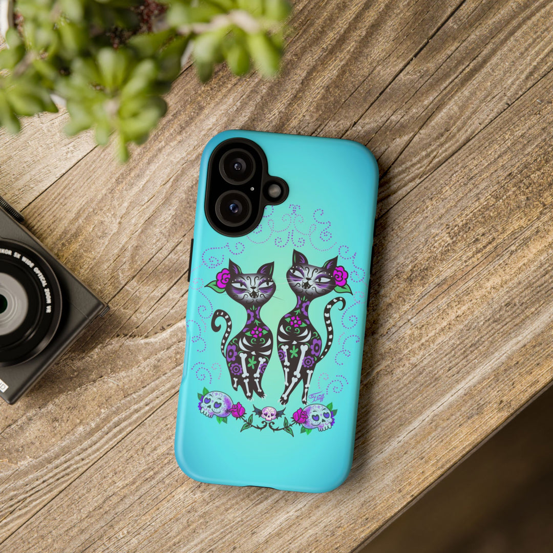 Sugar Skull Cats • Tough Phone Case