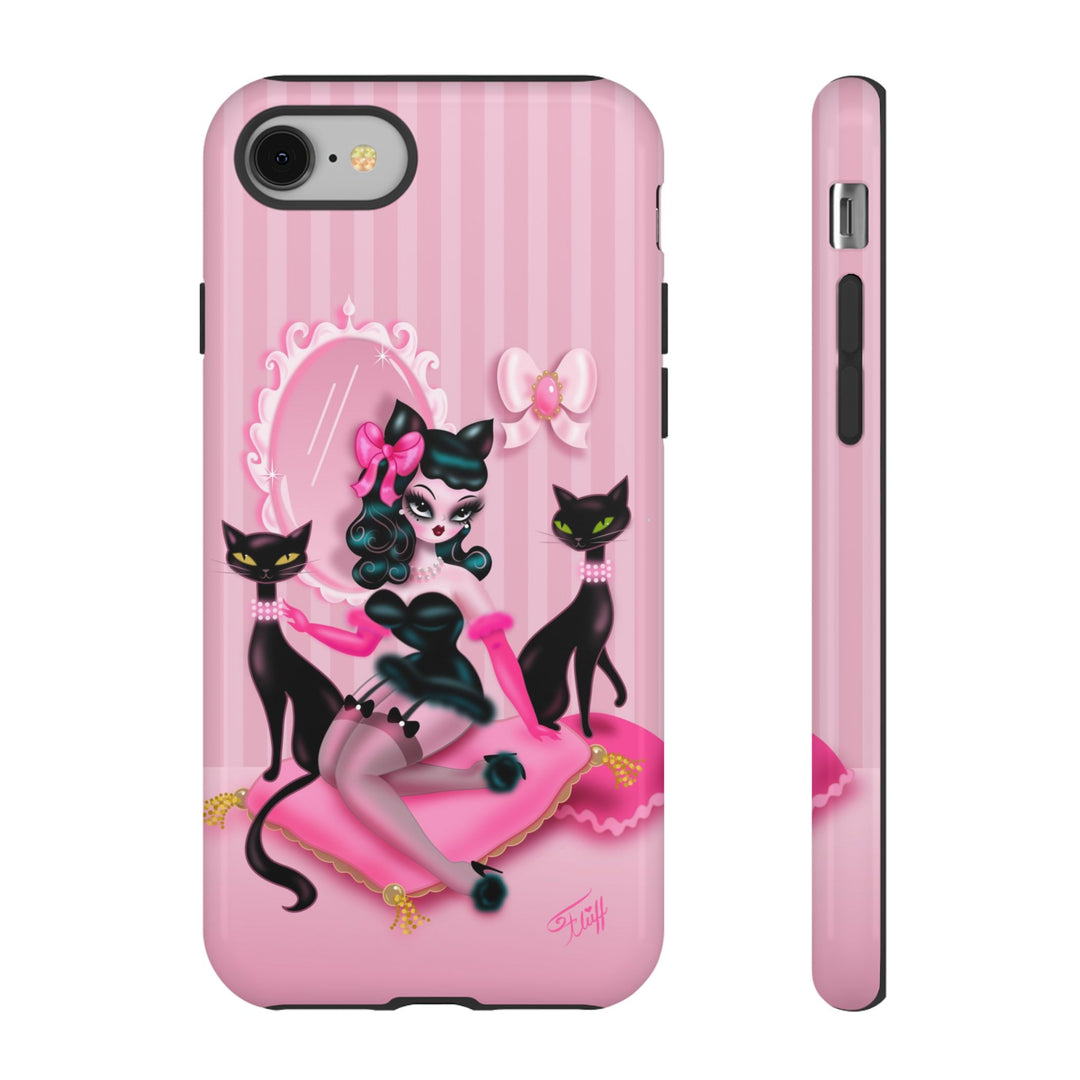 Kitten Boudoir Doll • Tough Phone Case