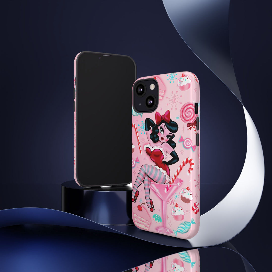 Candy Cane Martini Girl • Case Mate Galaxy S7 & S9 Slim Phone Case