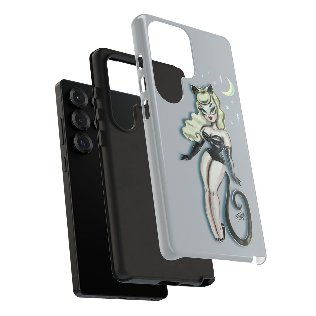 Blonde Cat Girl • Tough Phone Case