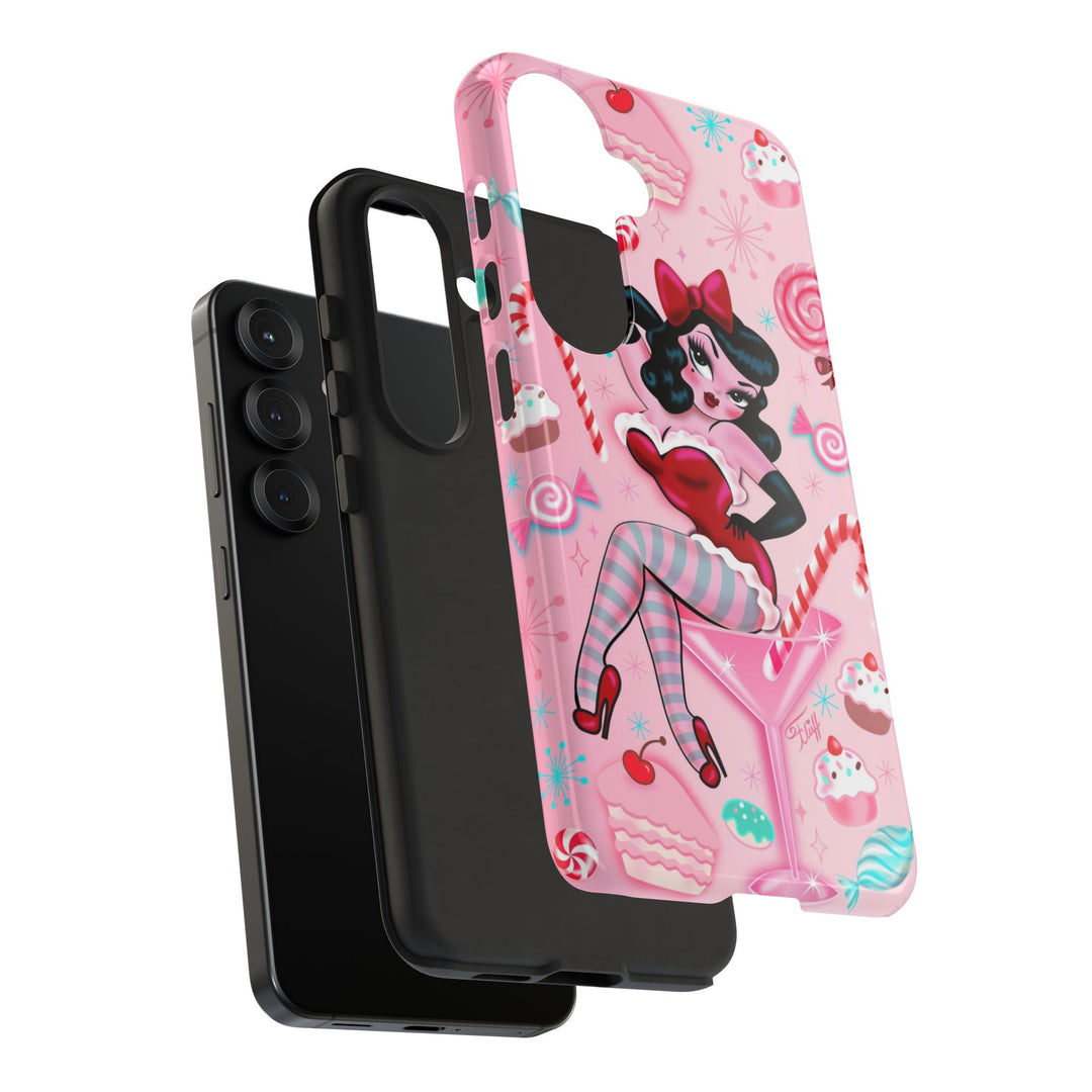 Candy Cane Martini Girl • Case Mate Galaxy S7 & S9 Slim Phone Case