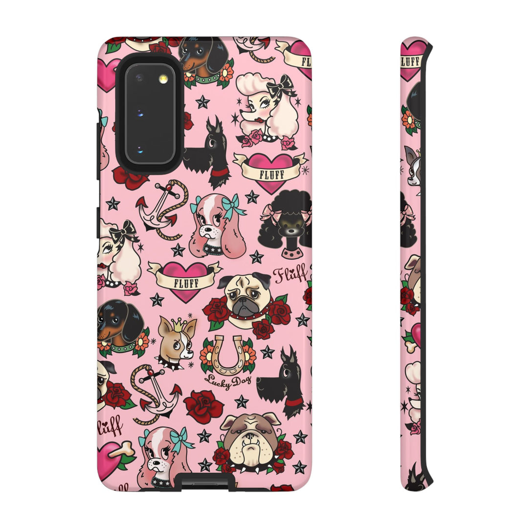 Tattoo Pooch Pink • Tough Phone Case