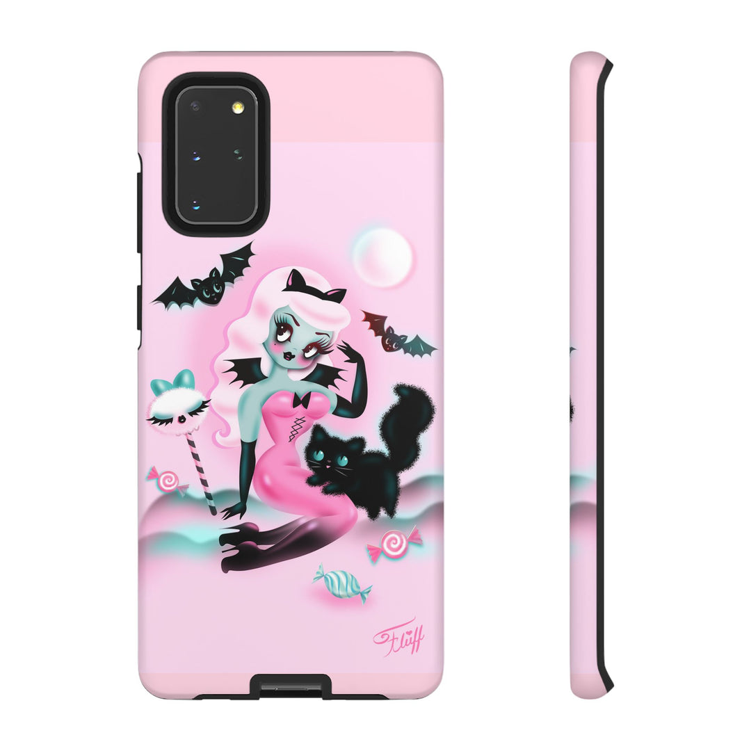 Pastel Candy Vampire with Kitty • Tough Phone Case