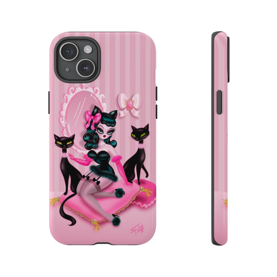 Kitten Boudoir Doll • Tough Phone Case