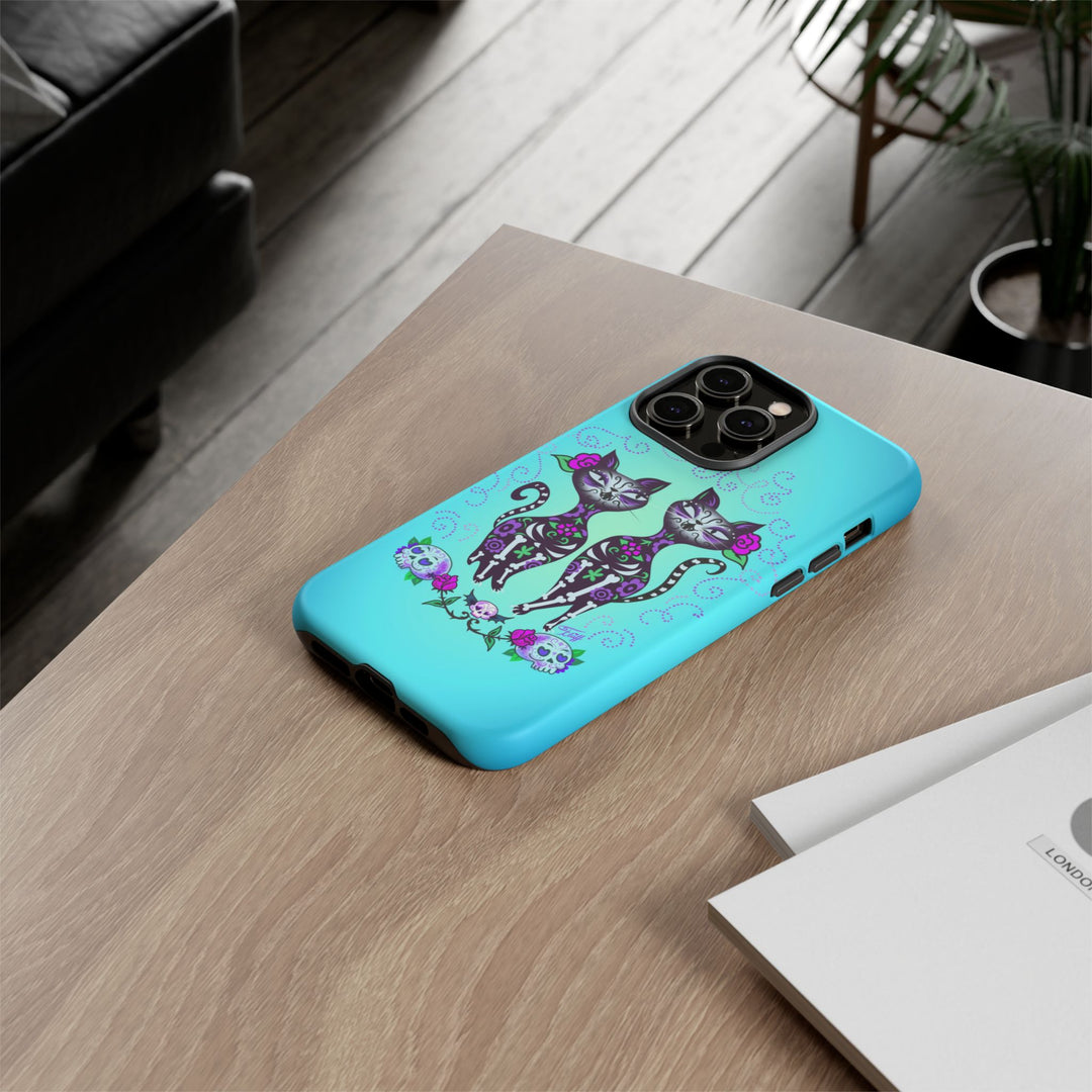 Sugar Skull Cats • Tough Phone Case