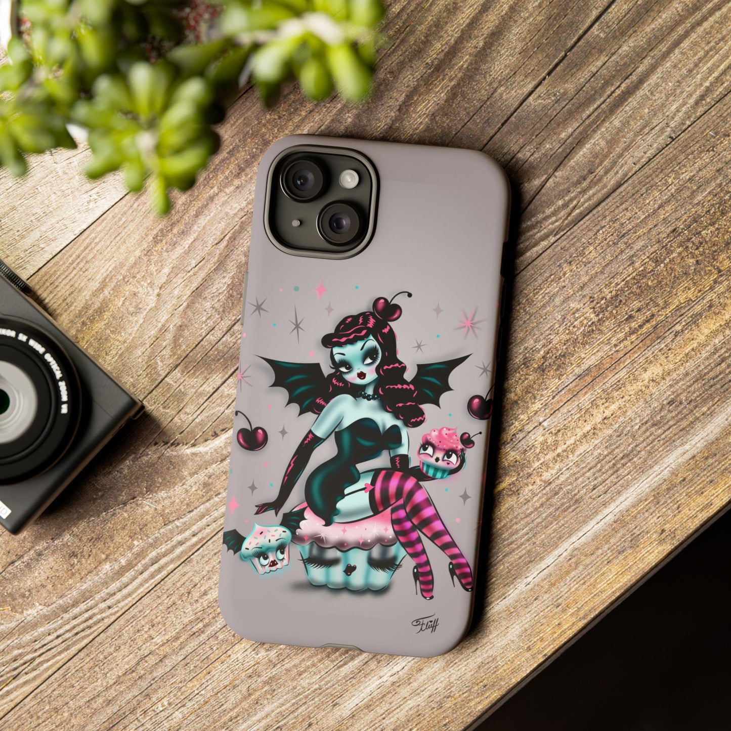 Spooky Cupcake Doll • Tough Phone Case