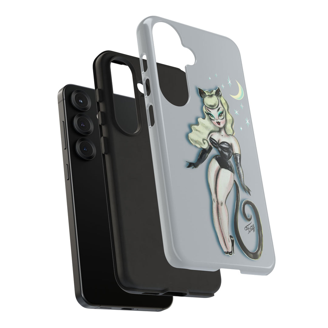 Blonde Cat Girl • Tough Phone Case