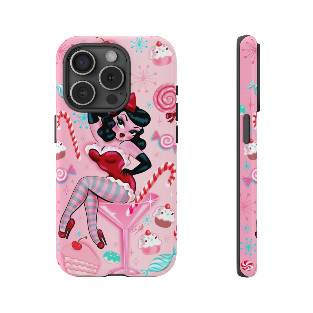 Candy Cane Martini Girl • Case Mate Galaxy S7 & S9 Slim Phone Case