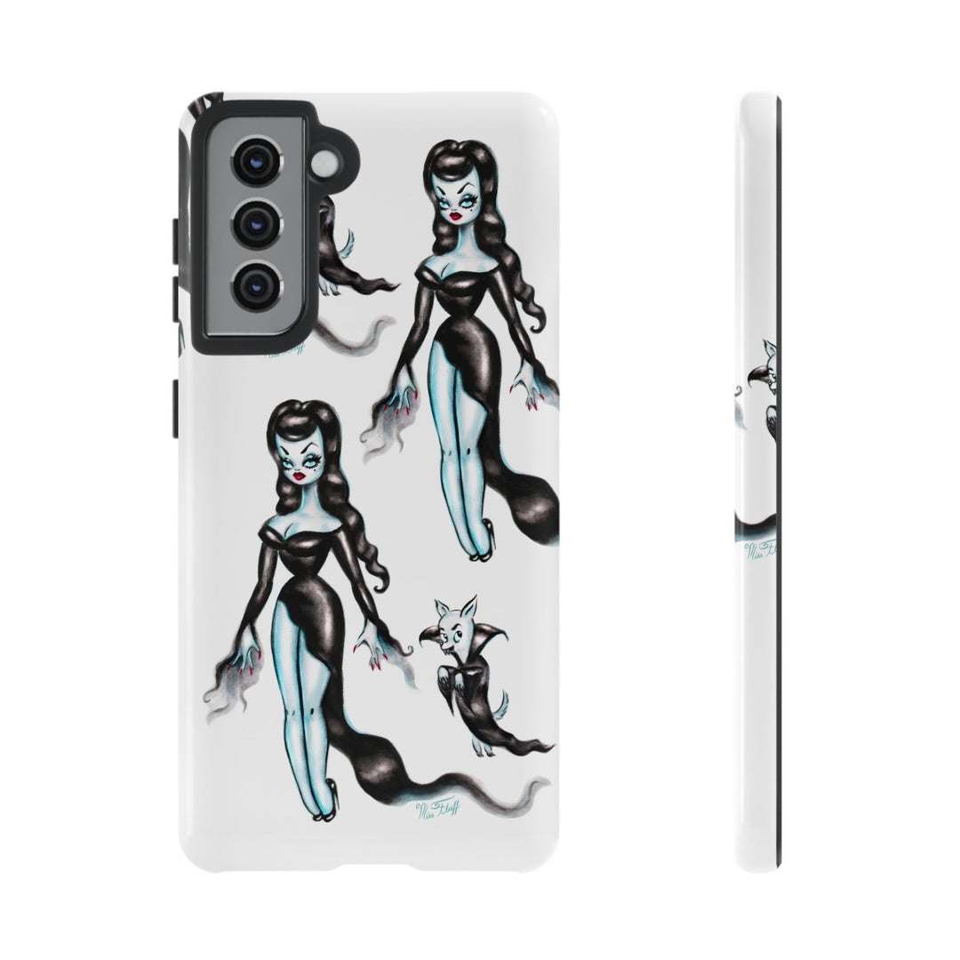 Vampira with Nosferachi • Tough Phone Case