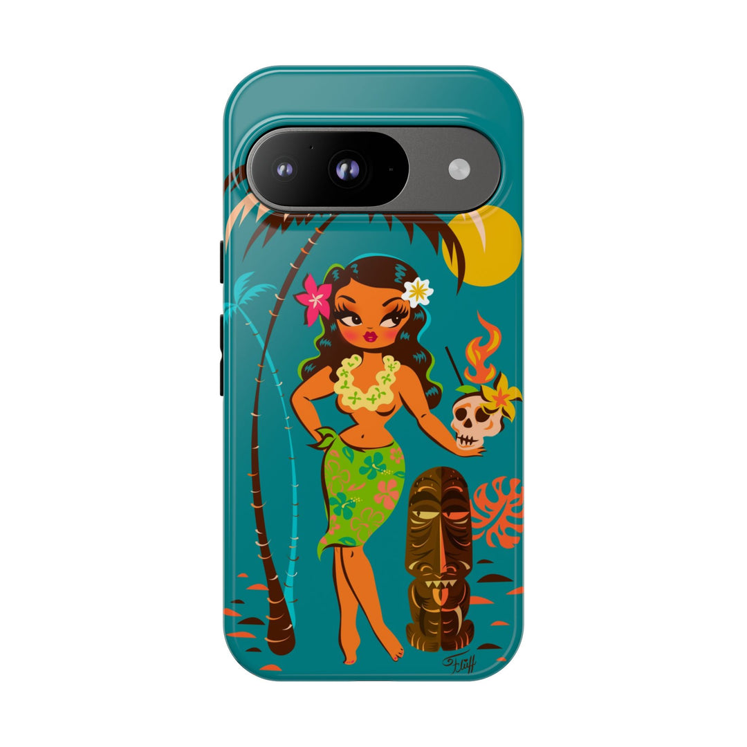Tiki Temptress • With Skull Mug • Phone Case
