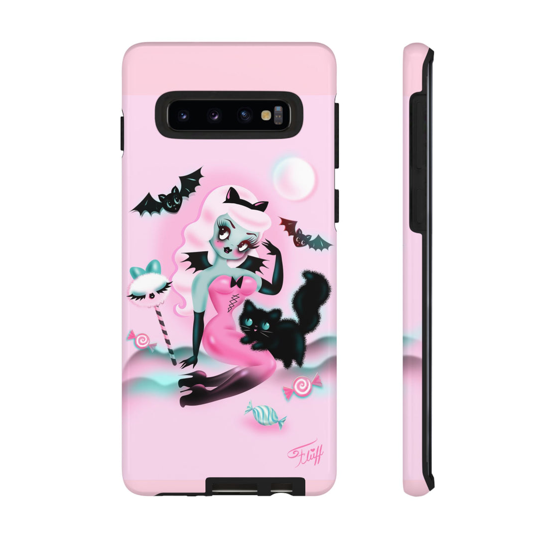 Pastel Candy Vampire with Kitty • Tough Phone Case