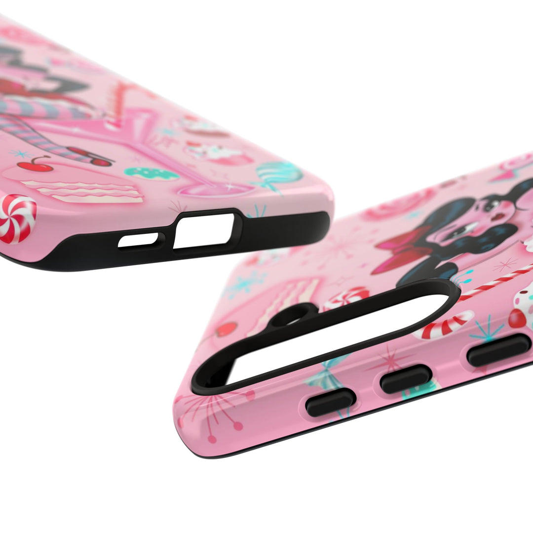 Candy Cane Martini Girl • Case Mate Galaxy S7 & S9 Slim Phone Case