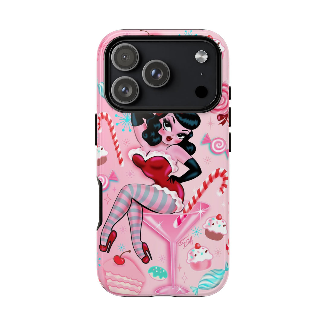 Candy Cane Martini Girl • Case Mate Galaxy S7 & S9 Slim Phone Case