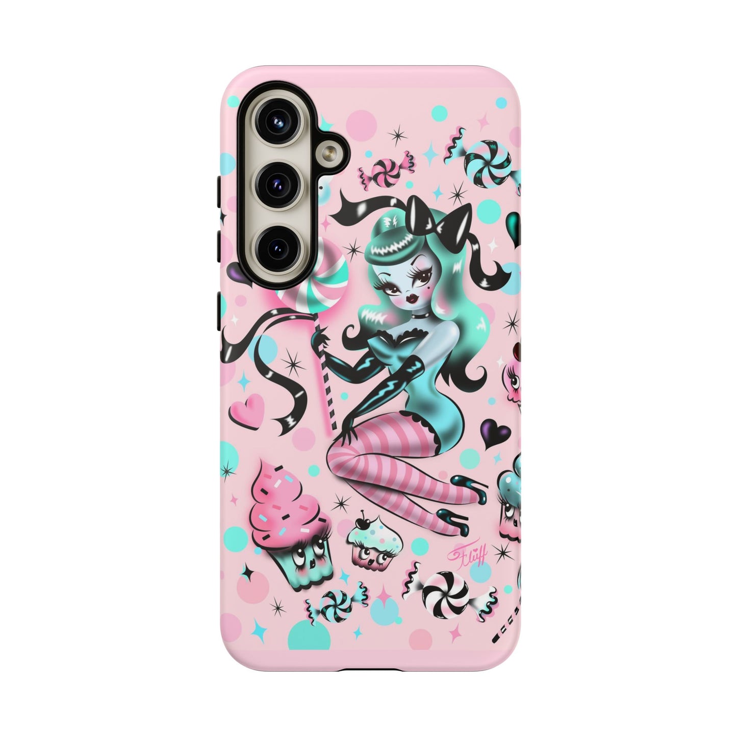 Mint Sugar Pinup • Tough Phone Case