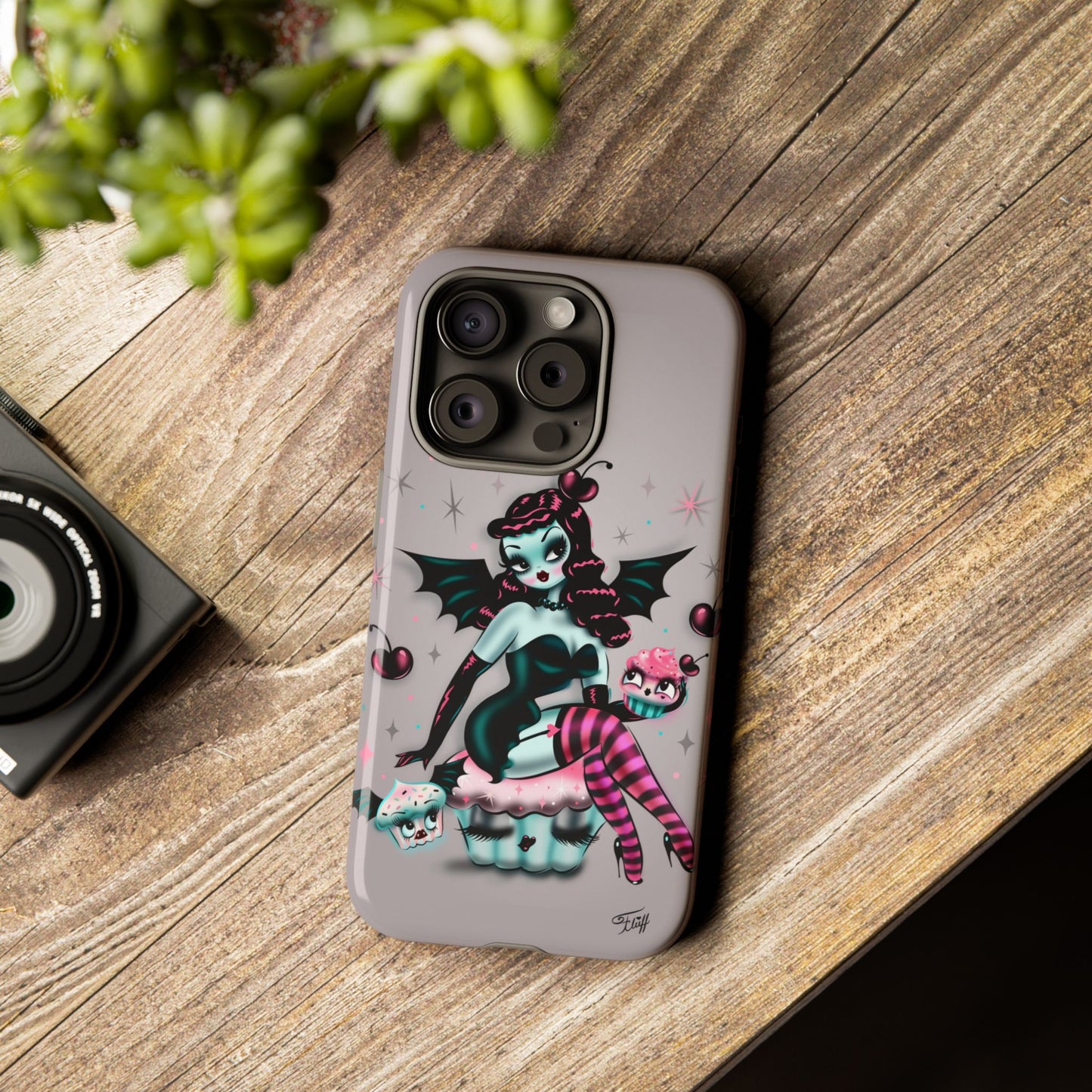 Spooky Cupcake Doll • Tough Phone Case