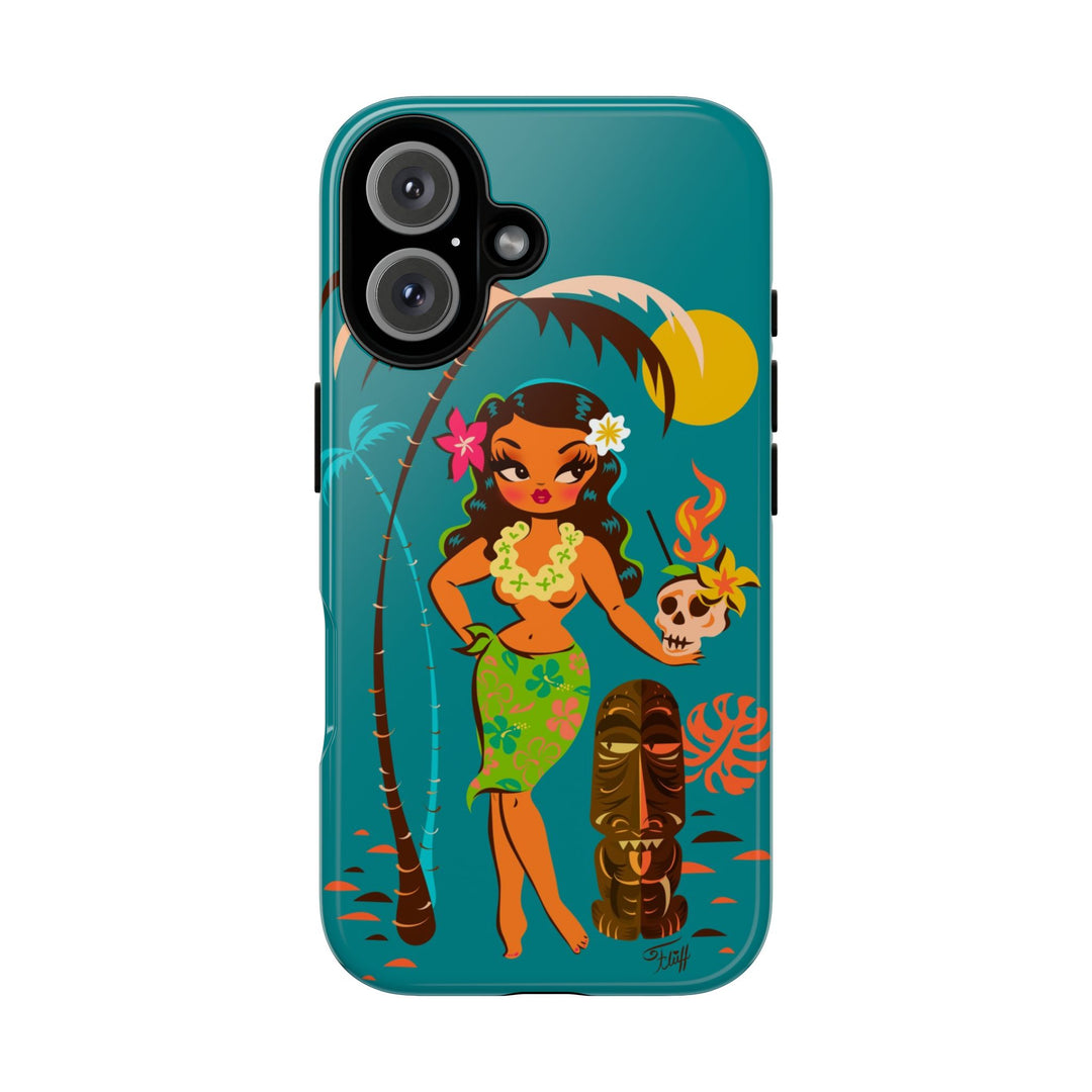 Tiki Temptress • With Skull Mug • Phone Case