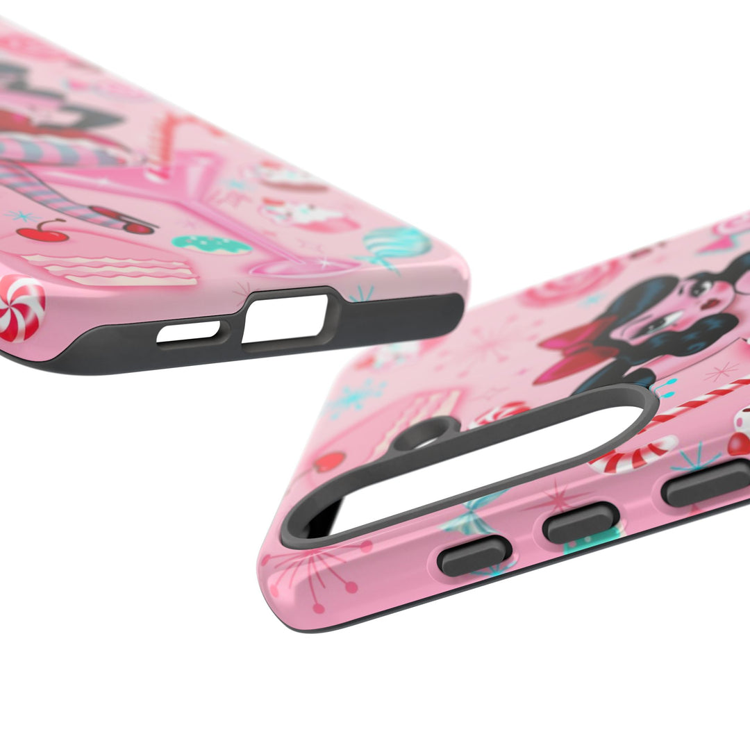 Candy Cane Martini Girl • Case Mate Galaxy S7 & S9 Slim Phone Case