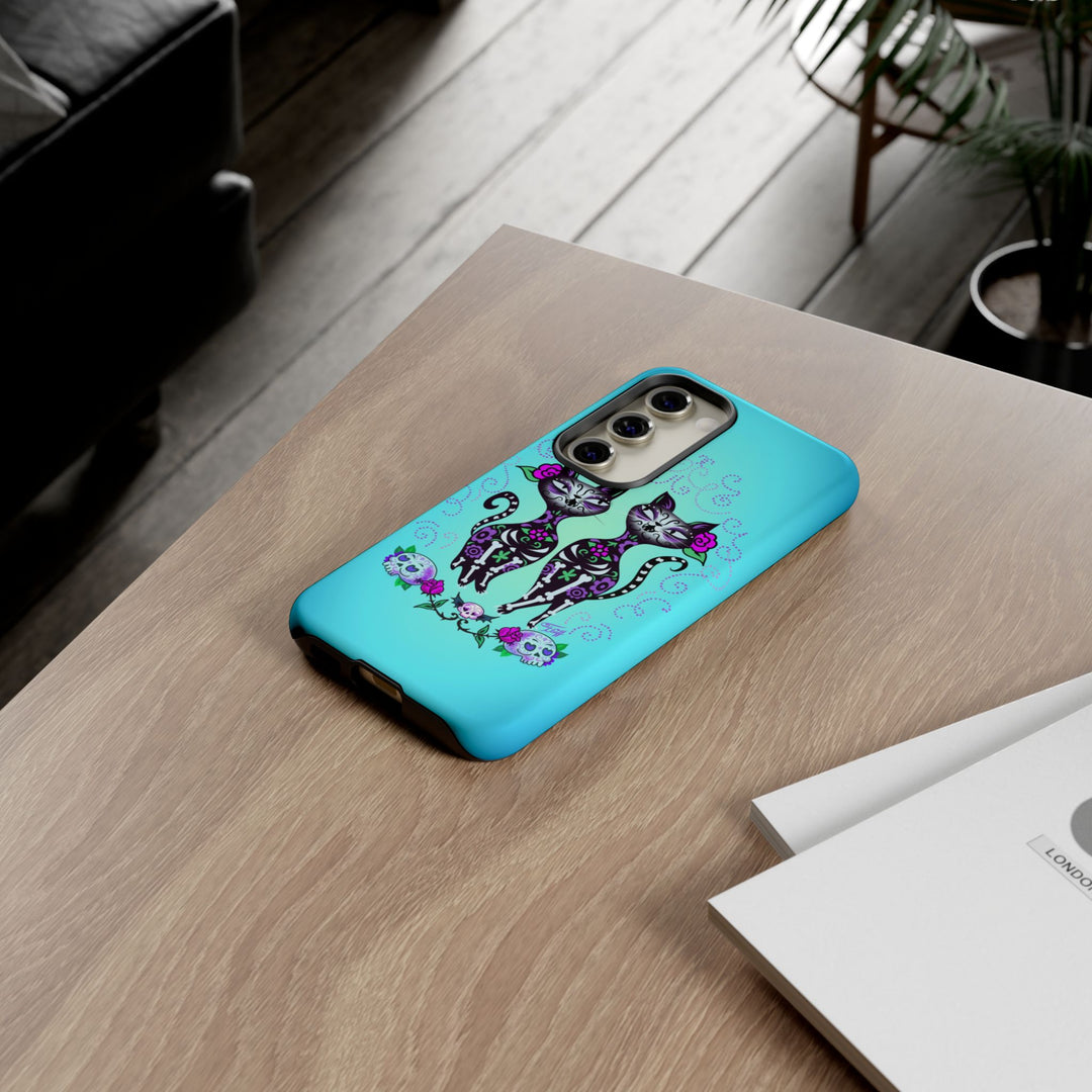 Sugar Skull Cats • Tough Phone Case