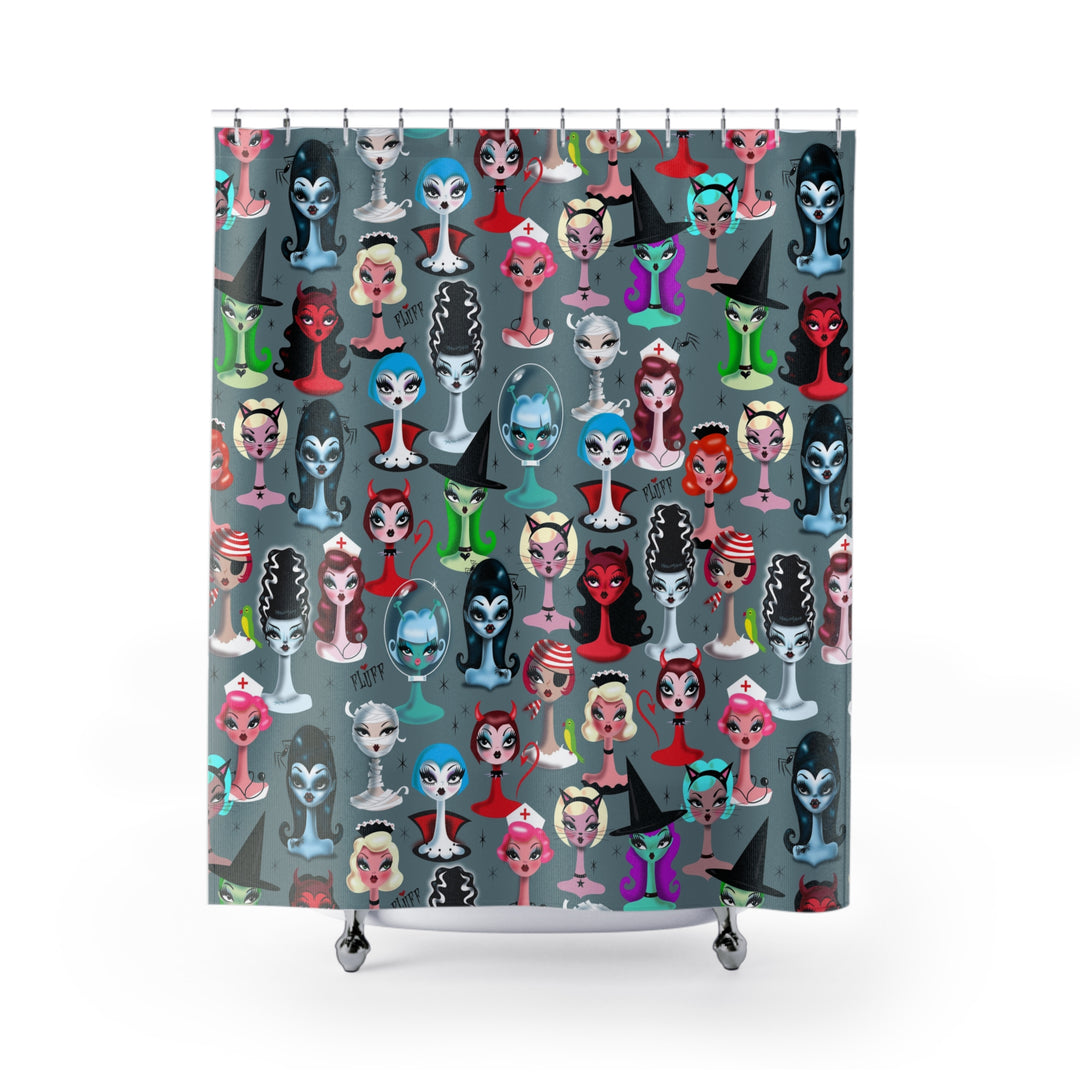 Spooky Dolls • Shower Curtain