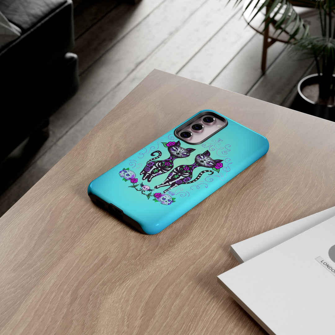 Sugar Skull Cats • Tough Phone Case