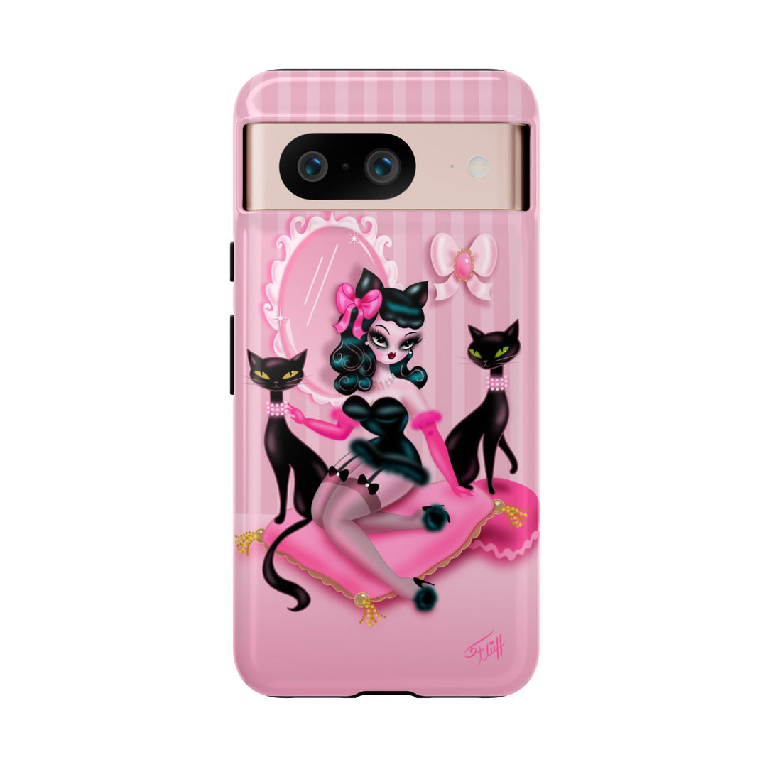 Kitten Boudoir Doll • Tough Phone Case