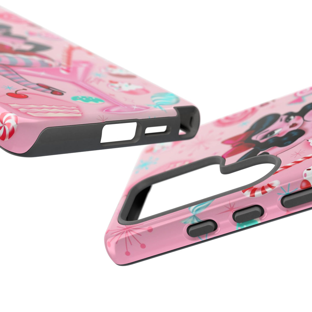 Candy Cane Martini Girl • Case Mate Galaxy S7 & S9 Slim Phone Case