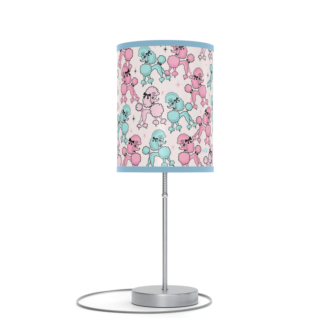 Poodlerama on Cream • Lamp