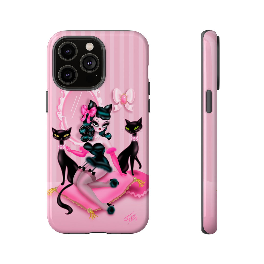Kitten Boudoir Doll • Tough Phone Case