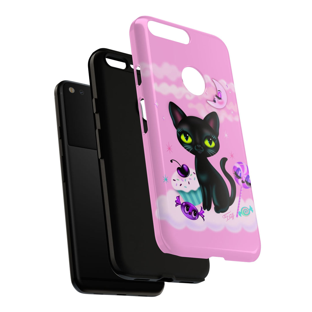 Vyolette in the Sky with Candies Pink • Tough Phone Case