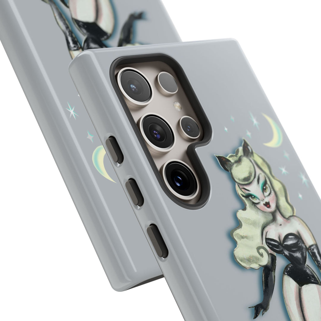 Blonde Cat Girl • Tough Phone Case