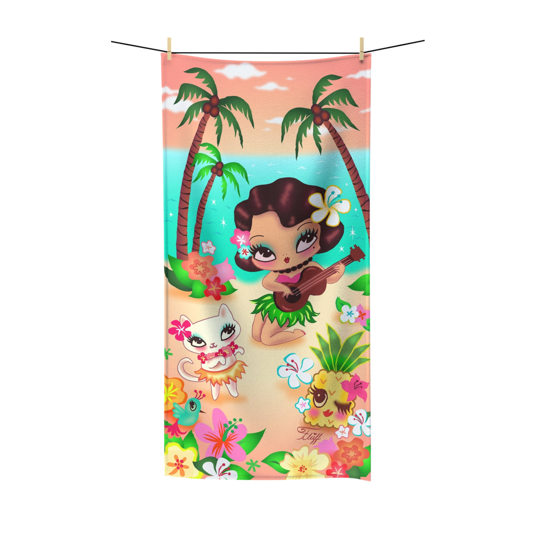 Hula Lulu with Ukulele • Towel