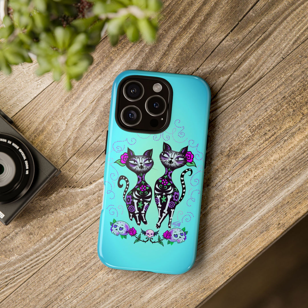 Sugar Skull Cats • Tough Phone Case