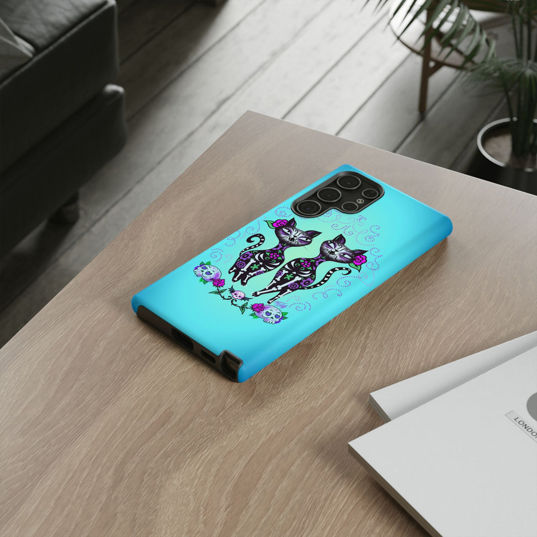 Sugar Skull Cats • Tough Phone Case