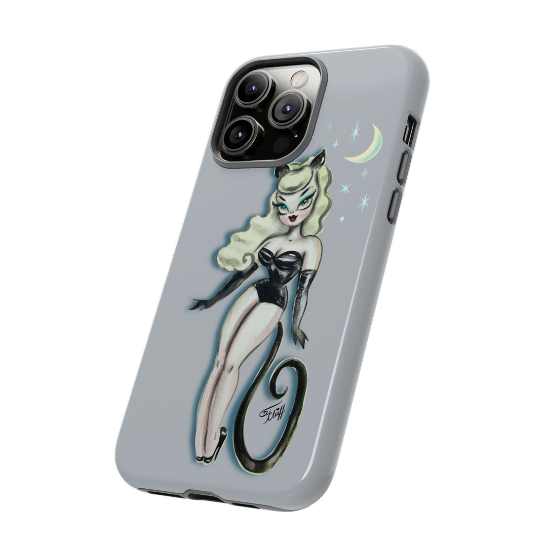 Blonde Cat Girl • Tough Phone Case