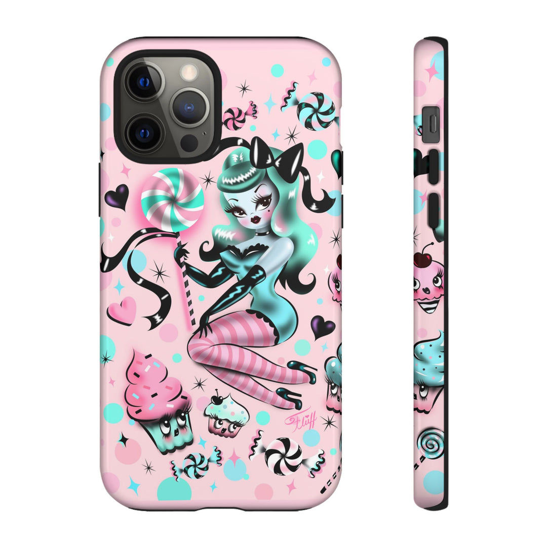 Mint Sugar Pinup • Tough Phone Case