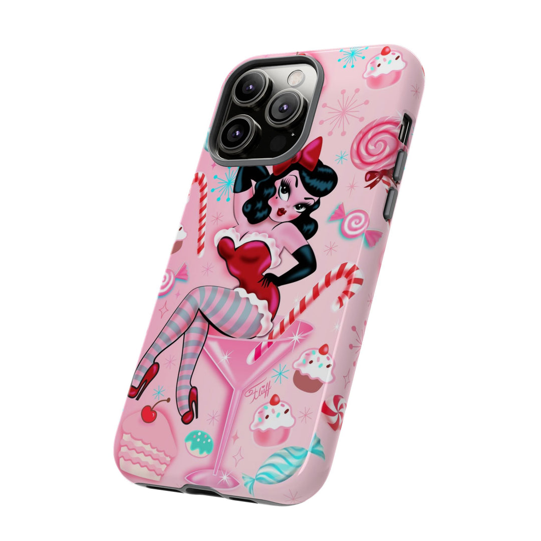 Candy Cane Martini Girl • Case Mate Galaxy S7 & S9 Slim Phone Case