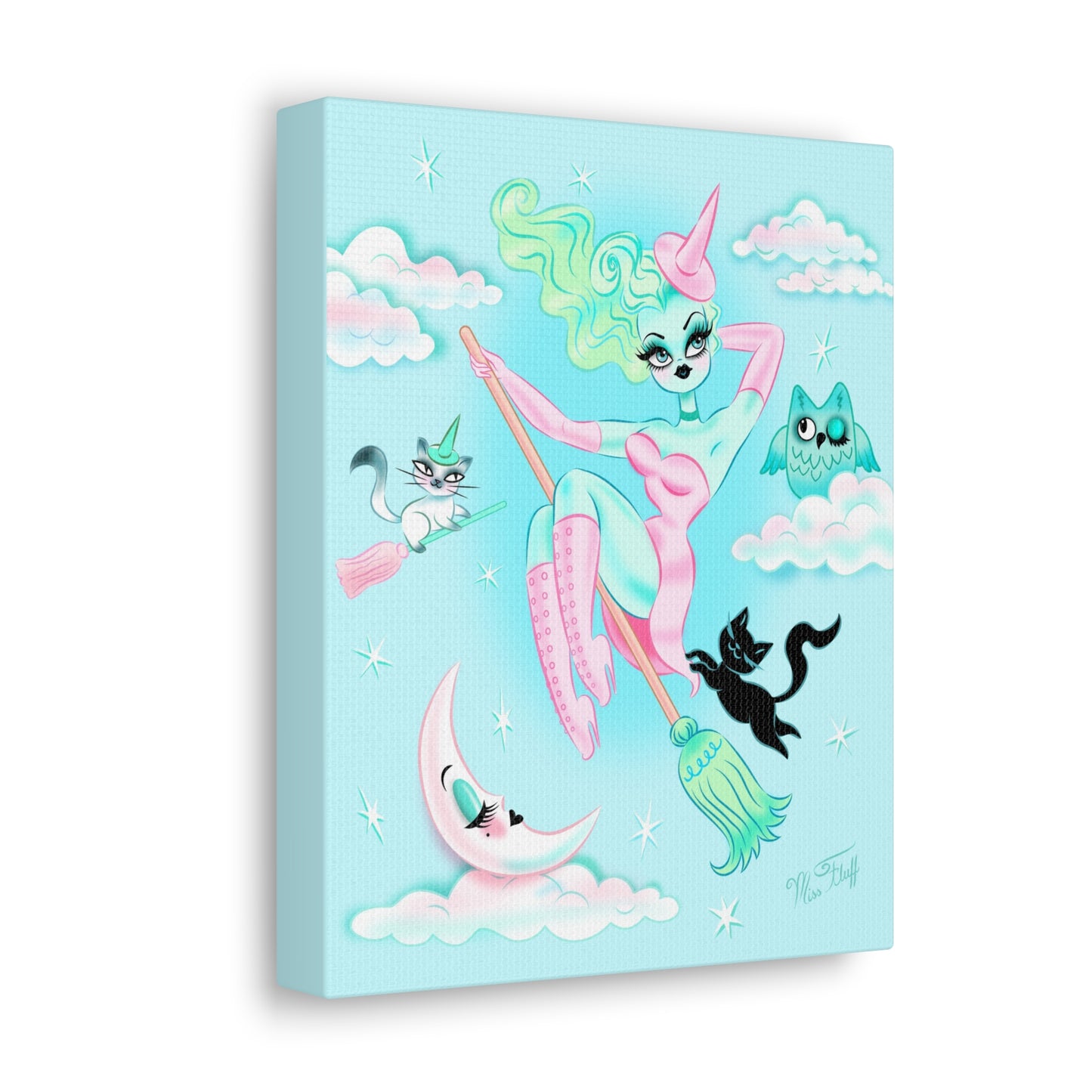 Pink Witch • Canvas Gallery Wrap