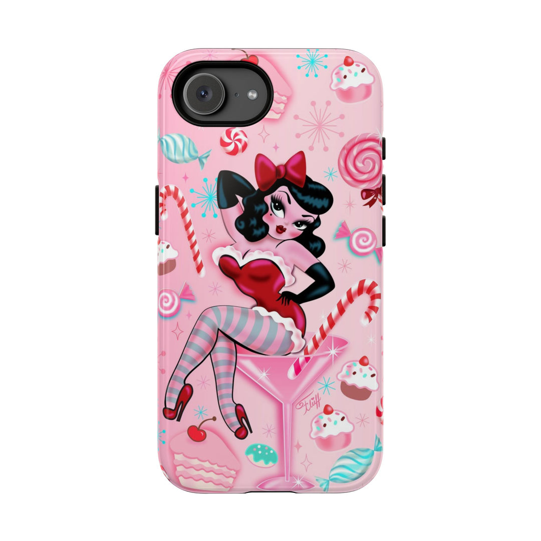 Candy Cane Martini Girl • Case Mate Galaxy S7 & S9 Slim Phone Case
