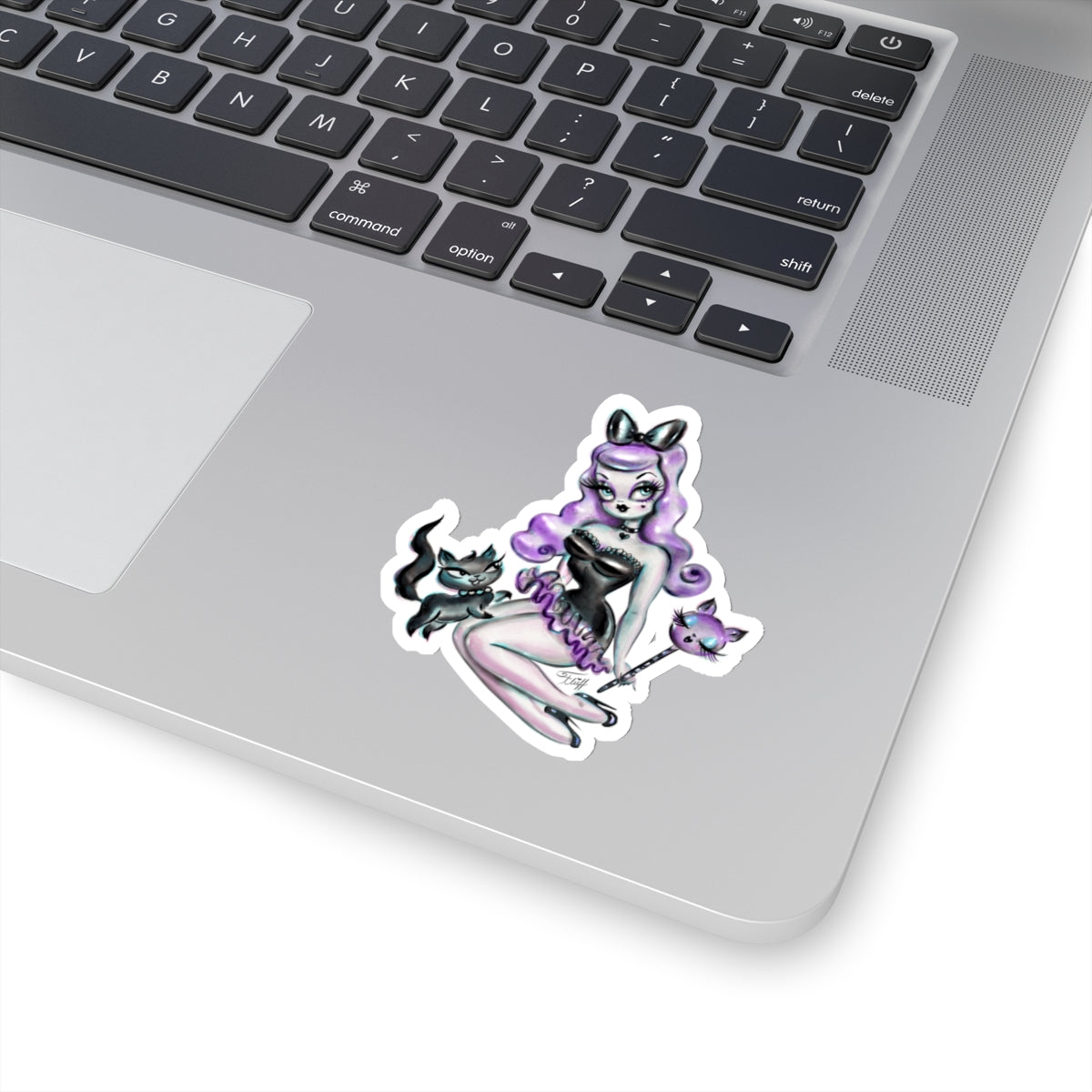 Purple Goth Candy Doll • Kiss-Cut Sticker