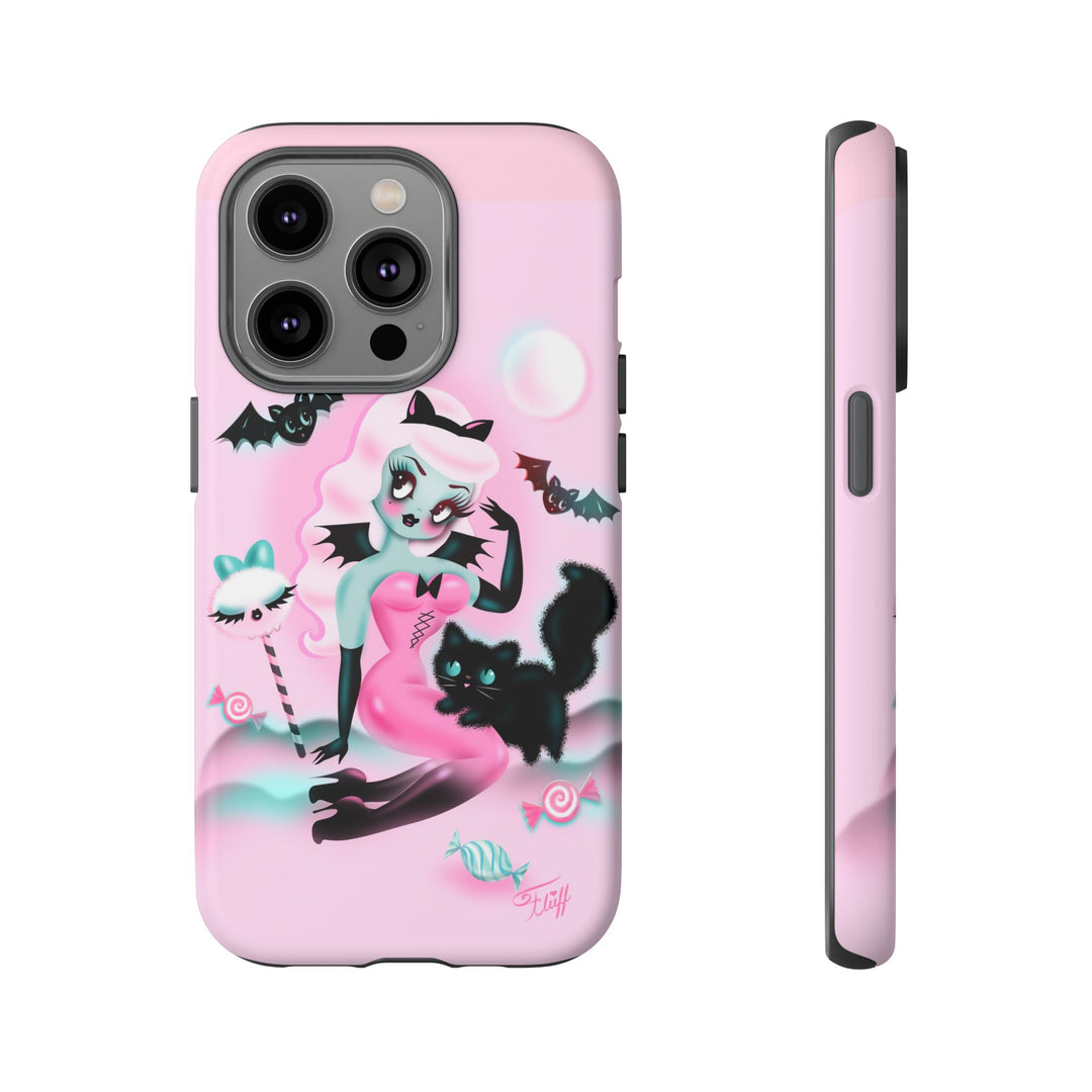 Pastel Candy Vampire with Kitty • Tough Phone Case