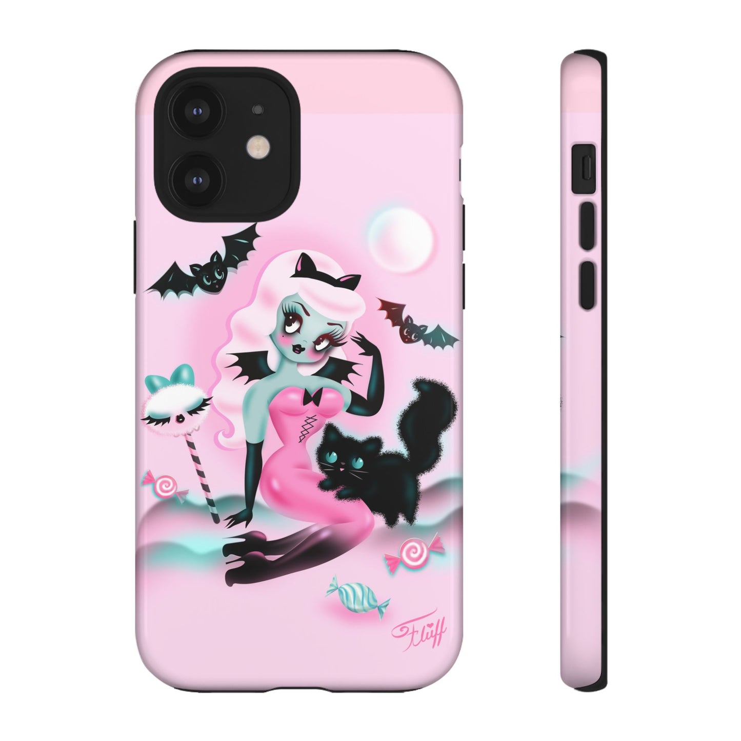 Pastel Candy Vampire with Kitty • Tough Phone Case