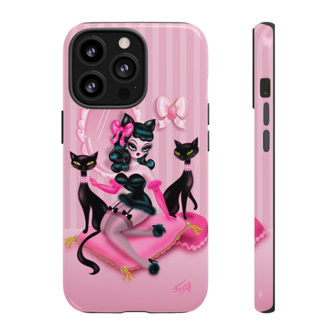 Kitten Boudoir Doll • Tough Phone Case