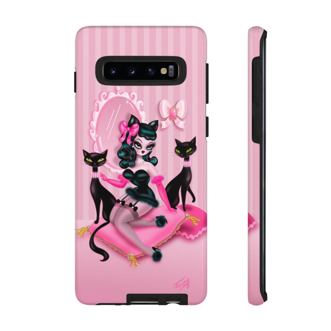 Kitten Boudoir Doll • Tough Phone Case